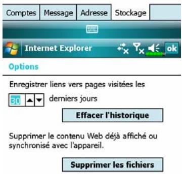 E-TEN M700 - Rechercher la mémoire disponible - 2