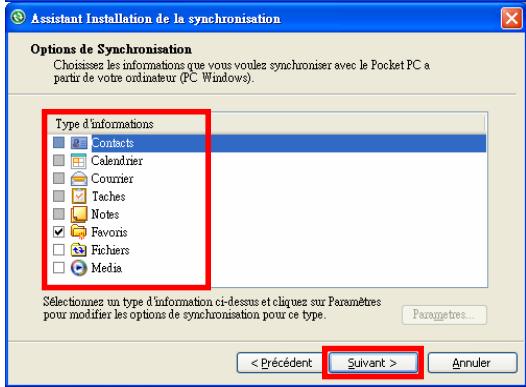 E-TEN X800 - Synchronisation USB - 2