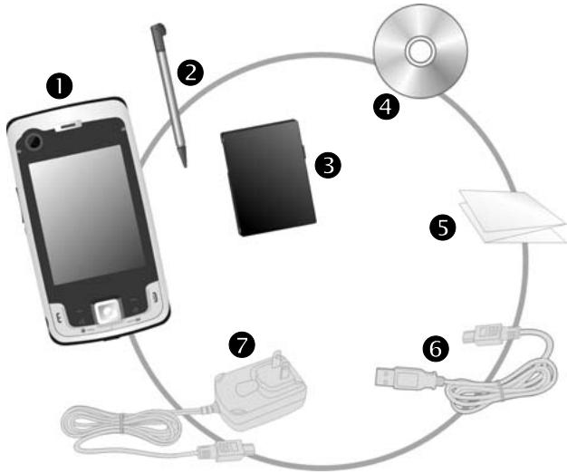 E-TEN X800 - Contenu du Paquet - 1