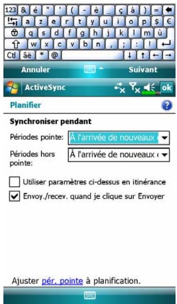 E-TEN X800 - Paramètres d'alerte de la technologie de poussée directe - 2