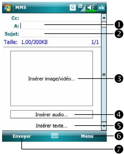 E-TEN X800 - Créer et Editor un MMS - 3