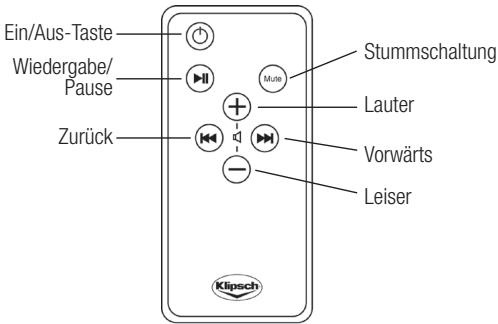 KLIPSCH IGROOVE SXT - Tasten der Fernbedienung - 1