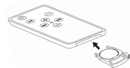 KLIPSCH IGROOVE SXT - Sostituzione della batteria del telecomando - 1