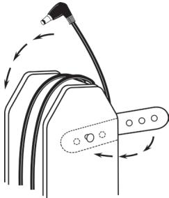 KLIPSCH ROOMGROOVE - Sistema de controle do cabo e fixação da fonte de alimentação - 1