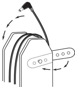 KLIPSCH ROOMGROOVE - Kabelbeheersystem en bevestiging van voedingsmodule - 1