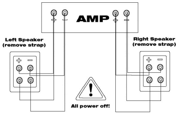 KLIPSCH BOOKSHELF LOUDSPEAKERS - SPEAKERS TO AMPLIFIER:KEEPING IT STRAIGHT - 2
