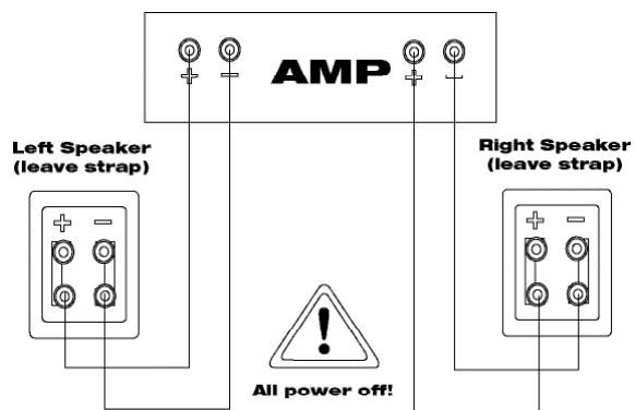 KLIPSCH REF III BOOKSHELVES - SPEAKERS TO AMPLIFIER:KEEPING IT STRAIGHT - 1