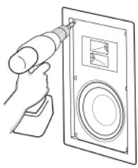 KLIPSCH THX ULTRA2 IN-WALL - Speaker Installation (for New Construction, skip to step #3) - 2