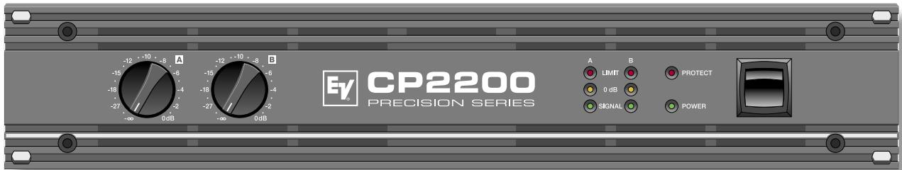 ELECTRO-VOICE CP2200 - Attention: pour un fonctionnement fiable, la température ambiente autorisée ne doit pas dépasser +40°c. - 1