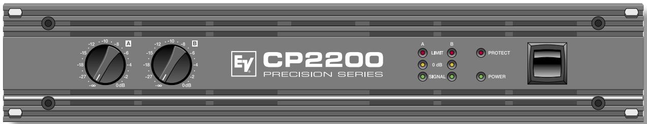 ELECTRO-VOICE CP2200 - CAUTION: - 2