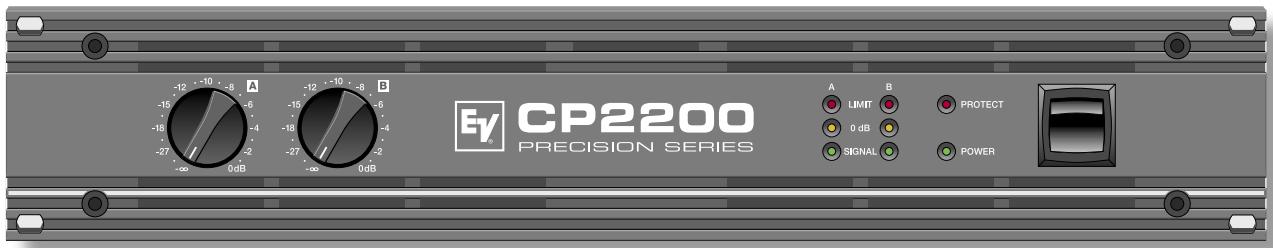 ELECTRO-VOICE CP2200 - Instructions de réparation importantes - 2