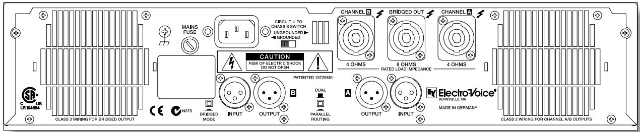 ELECTRO-VOICE CP2200 - INSTALLATION NOTES - 10