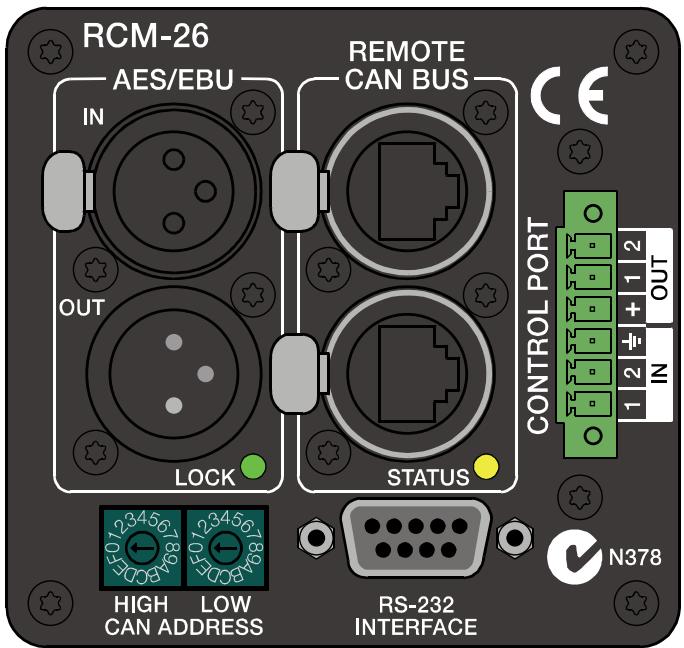 ELECTRO-VOICE RCM-26 - BEDIENUNGSPANLEITUNG - 1