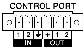 ELECTRO-VOICE RCM-26 - 7, CONTROL PORT - 1