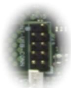 AOPEN AK33 - L'arrière du Panneau PC99 marqué en couleur - 3