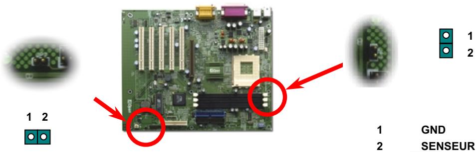 AOPEN AK33 - JP26 / JP27 Senseur Thermique (en Option) - 1