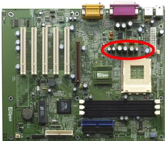 AOPEN AK33 - Basse capacité ESR de 1500uF - 1