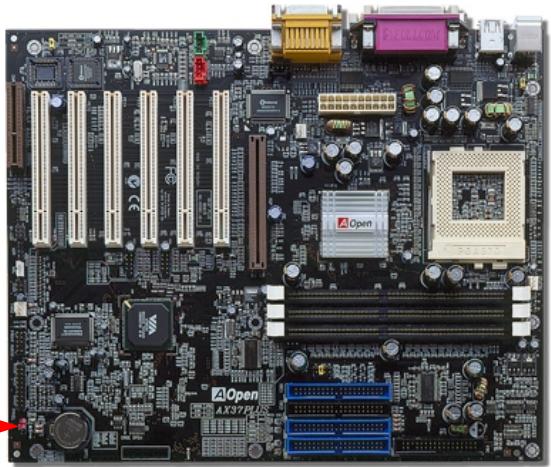 AOPEN AX37PRO - Effacement de Donnée CMOS - 1