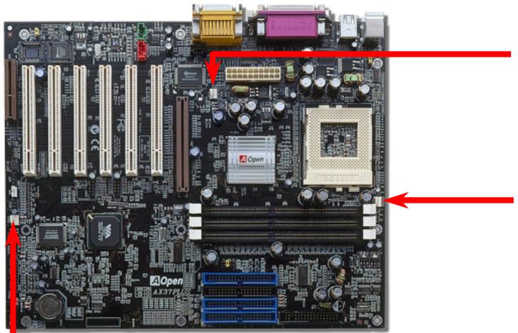 AOPEN AX37PRO - Connecteur CPU et Ventilateur de Boîtier (Avec le Monitoring H/W) - 1