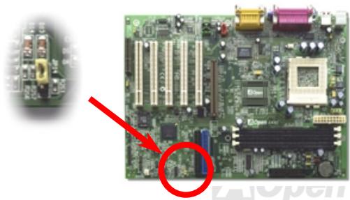 AOPEN AX3S - JP14 effacement CMOS - 2
