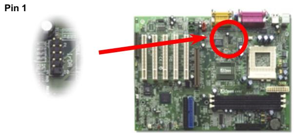 AOPEN AX3S - Connecteur irda - 2