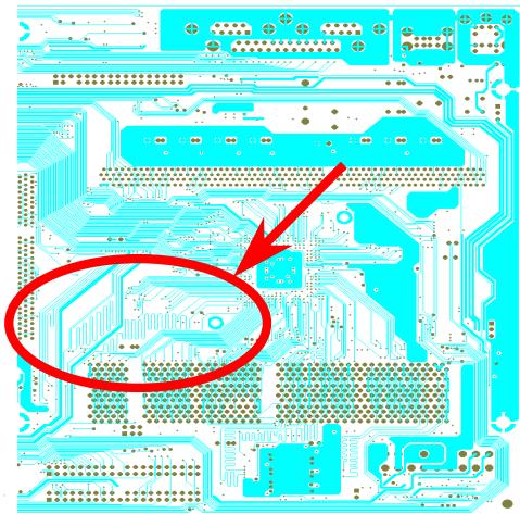 AOPEN AX3S - Disposition (mur d'isoler une fréquence) - 1