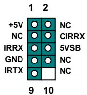 AOPEN AX3S - Connecteur irda - 1