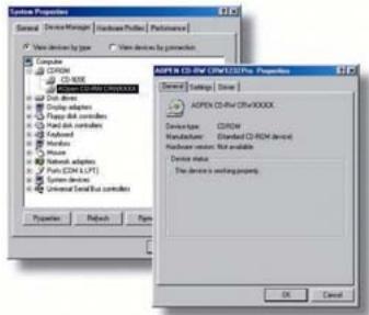 AOPEN CRW5232 - Confirmez la version de la puce calculable - 1