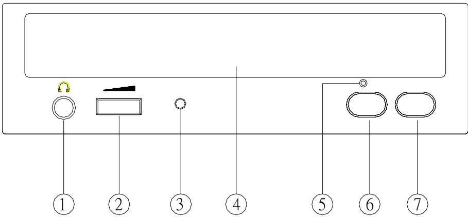 AOPEN IDE5232 - Panneau Frontal - 1