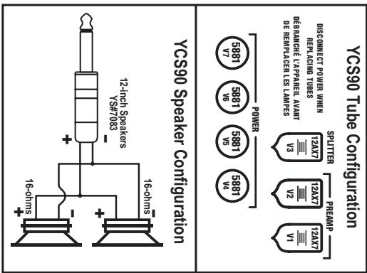 TRAYNOR YCS90 - Model TYPE: YS1064 Model TYPE: YS1067 Block Diagram for YCS50/50HIYCS90 - 5