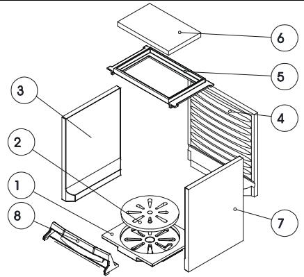AUSTRO FLAMM PUR - PRINCIPALES PIECES DÉTACHÉES - 1