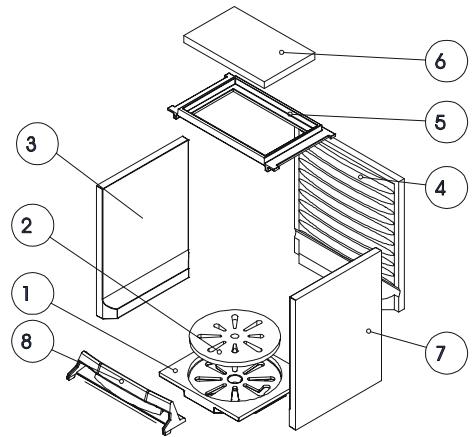 AUSTRO FLAMM PUR - DIE WICHTIGSTEN ERSATZTEILE - ÜBERSICHT - 1