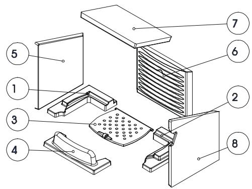 AUSTRO FLAMM SPARK - PRINCIPALES PIECES DÉTACHÉES - 1