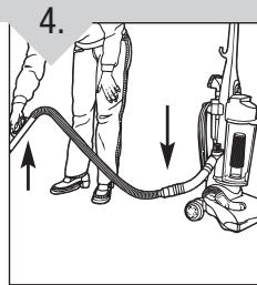 DIRT DEVIL M085845RDI - IF OBSTRUCTION DEVELOPS DURING ABOVE FLOOR CLEANING: - 4