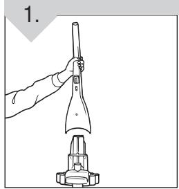 DIRT DEVIL M085845RDI - HANDLE TO BODY - 1