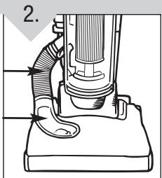 DIRT DEVIL M085845RDI - IF OBSTRUCTION DEVELOPS DURING ABOVE FLOOR CLEANING: - 2