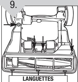 DIRT DEVIL M085845RDI - Pour enlever la courroie - 9