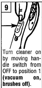 DIRT DEVIL MCE5500CA - OPERATING INSTRUCTIONS - 9