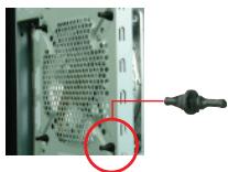 ENERMAX MAGMA - Comment utiliser les anti-vibrateurs : - 4
