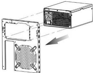 ENERMAX MAXREVO EMR1200EWT 80PLUS GOLD - Il cavo di alimentazione AC, cui sconnettersi a seguito di sollecitazioni improprie. Il dispositivo Enermax CordGuard, mantiene saldamente in posizione il connettore di alimentazione, evitando spegnimenti improvisi ed il danneggiamento del PC. - 1