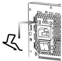 ENERMAX PLATIMAX EPM1000EWT 80PLUS PLATINUM - Il cavo di alimentazione AC, cui sconnettersi a seguito di sollecitazioni improprie. Il dispositivo Enermax CordGuard, mantiene saldamente in posizione il connettore di alimentazione, evitando spegnimenti improvisi ed il danneggiamento del PC. - 2