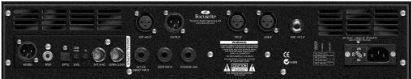 FOCUSRITE ISA220 - Connexions secteur - 1