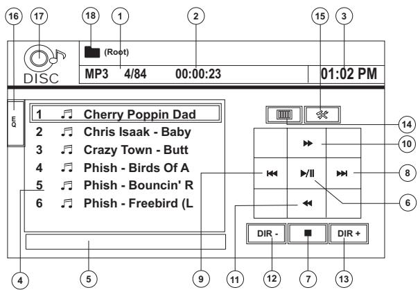JENSEN UV9 - MP3 User Interface - 1