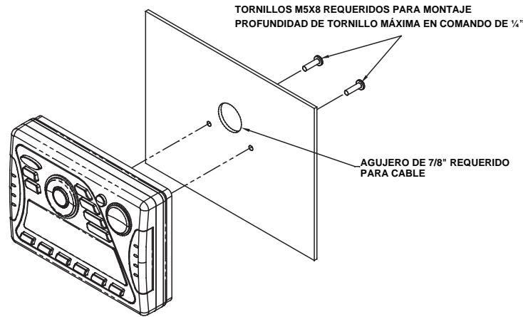 JENSEN VOYAGER MSR200 - Montaje del Comando Cableado - 2