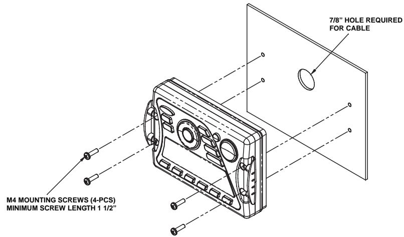 JENSEN VOYAGER MSR200 - Wired Commander Mounting - 1