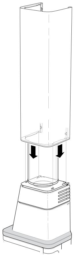 HANDOL H24 - Raccordement par le haut à travers un plafond intérieur - 4