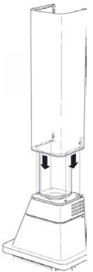 HANDOL H25 - Raccordement par le haut à travers un plafond interieur - 4