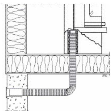 HANDOL H25 - Arrivée de l'air de combustion - 3