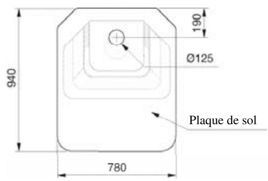 HANDOL H25 - Plaque de sol pour série Handöl 20 (en option) - 2