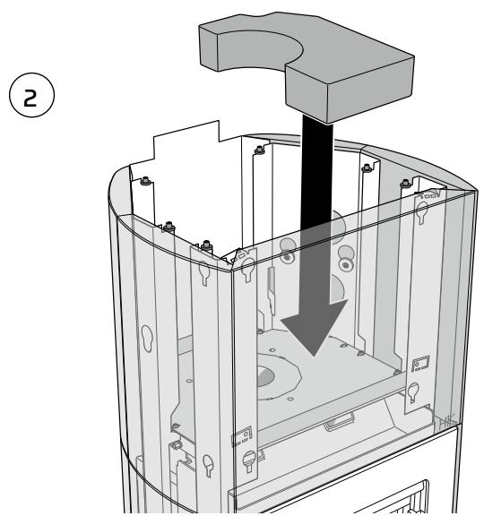 HANDOL H34T - Réserveir de chaleur sur dessus en verre - 2